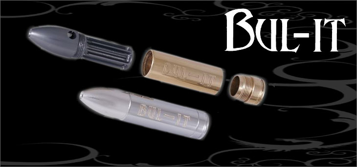 The Bul-it hand pipe from Red-Eye Metalware